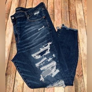 American Eagle super high rise jeggings